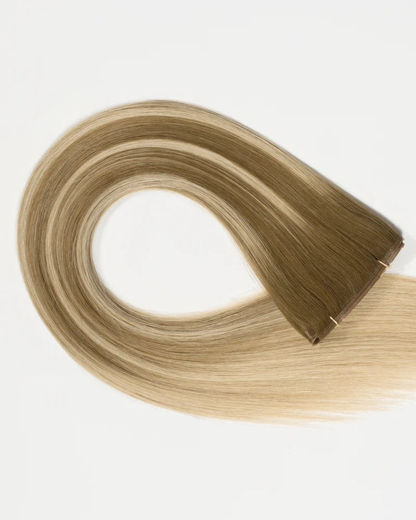 Dimensional Rooted Blonde — Butterfly Weft Extensions