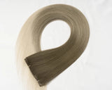 Light Ash Brunette/White Blonde Blend