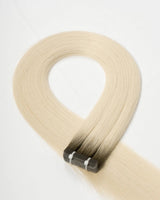 Rooted Brunette/White Blonde Blend